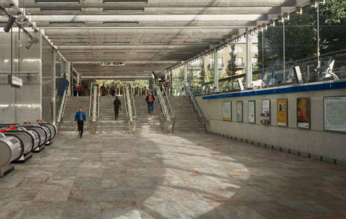 Керамогранит Italon District Эмеральд Х2структур.рет. напольная 60х60